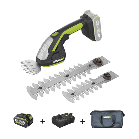 Máy tỉa hàng rào dùng pin 20V Worx WD801.15.6B (1 pin 5Ah, 1 sạc 6Ah)