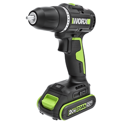 Máy khoan pin 20V 50Nm Worx WE212.12.2B (1 pin 2Ah + 1 sạc 2Ah)