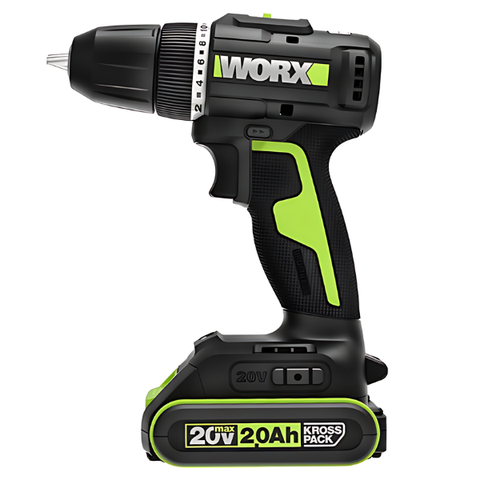 Máy khoan pin 20V 50Nm Worx WE212.12.2B (1 pin 2Ah + 1 sạc 2Ah)
