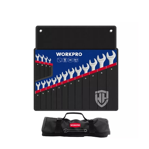 Bộ cờ lê 16 chi tiết 1 đầu khóa 1 đầu vòng 6mm-32mm Workpro WP202503
