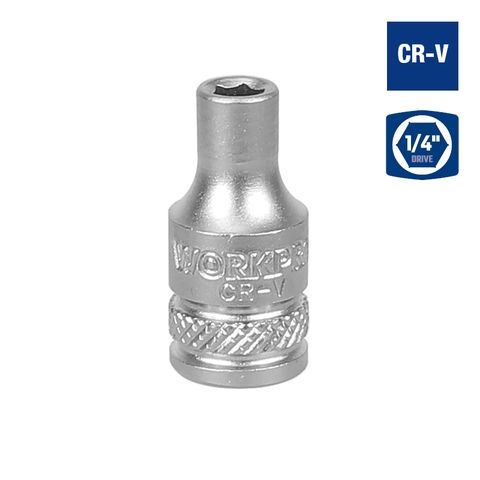 Đầu tuýp 1/4 imch lục giác 5mm 8mm 9mm và 12mm Workpro