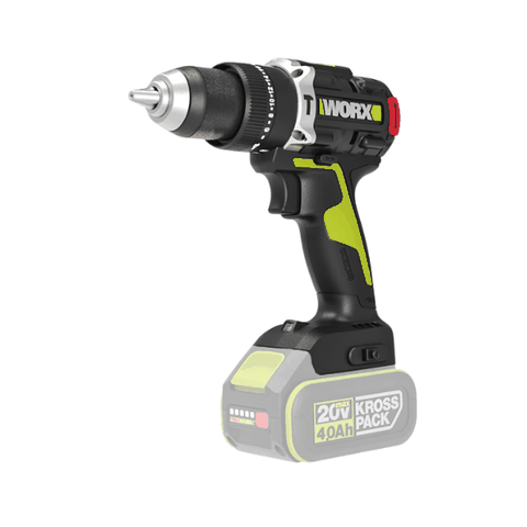 Máy khoan pin 20v có búa lực 95Nm chống lật cổ tay Worx WU373