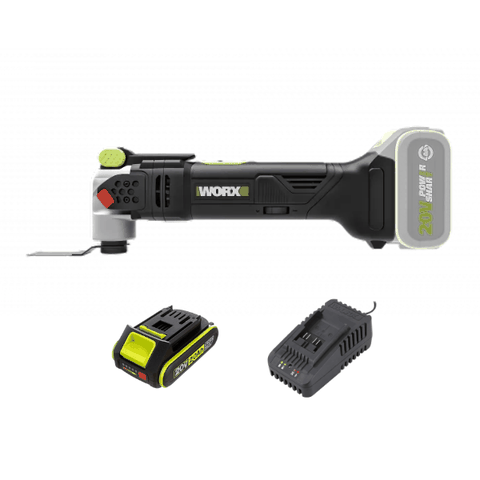 Máy cắt rung đa năng pin 20V Worx WU690.12.2B (1 pin 2Ah + 1 sạc 2Ah)