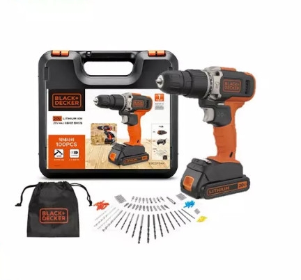 Máy khoan vặn vít pin Black&Decker EBCD704K 20V