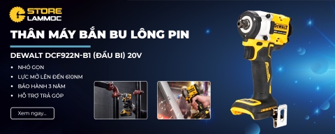 Slider THÂN MÁY BẮN BU LÔNG PIN DEWALT DCF922N-B1 (ĐẦU BI) 20V