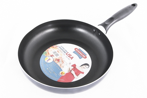 Chảo nhôm trơn cạn ARO ghi phi 24