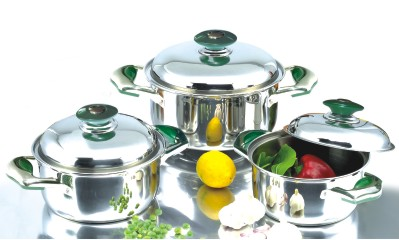Bộ nồi inox 3 đáy Sunhouse SH555