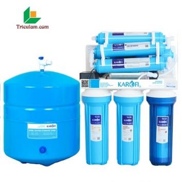 Máy lọc nước Karofi thông minh 1.0 9 cấp K9IQ-1 ( UV ) màng RO Aqualast