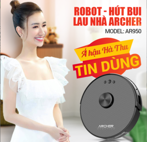 Robot Hút Bụi Lau Nhà Archer Ar950