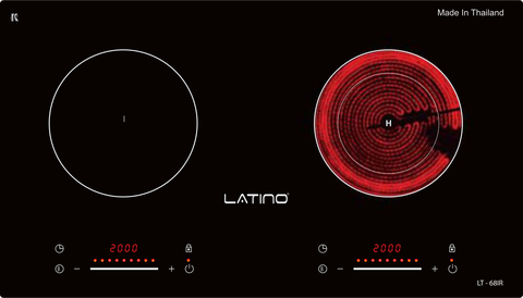 Bếp điện từ đôi Latino LT-68IR - TẶNG KÈM BỘ NỒI