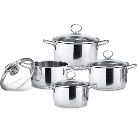 Bộ nồi inox 3 đáy Sunhouse SHG686
