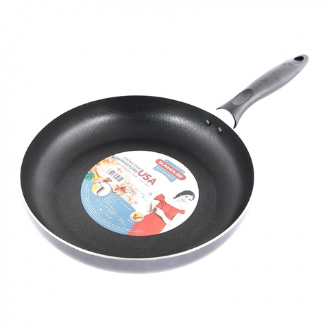 Chảo nhôm sần cạn JoyCook đỏ phi 26