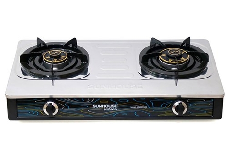 Bếp gas dương mặt inox Sunhouse Mama MMB0983