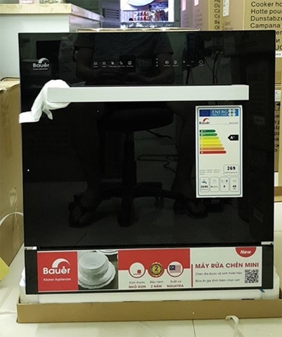 Máy rửa bát Bauer BW-2680F - TẶNG KÈM VIÊN RỬA + MUỐI RỬA