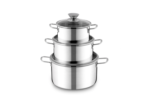 Bộ nồi inox 1 đáy Sunhouse SH116