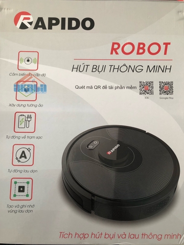 Robot hút bụi và lau nhà Rapido R6S