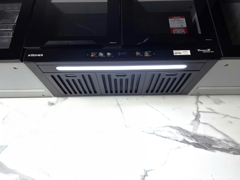 Máy hút mùi Kocher Turbo Smart 3D X3D-350D - Lực hút 1800m3/h, BH 3 năm, Hàng chính hãng