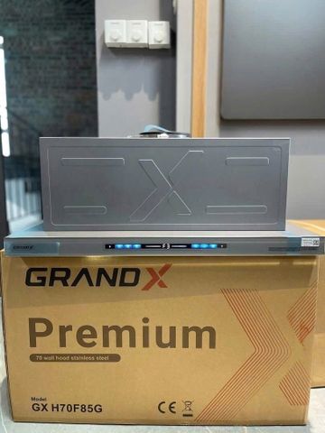 Máy hút mùi âm tủ màu xám GrandX GX H70F85G - Bảo hành 3 năm, hàng chính hãng