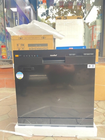 Máy rửa bát comfee CDW-10F60TB (12 bộ) - Kết nối Wifi, Sấy PTC khô hoàn toàn, Diệt khuẩn tia UV, BH 2 năm, Hàng chính hãng