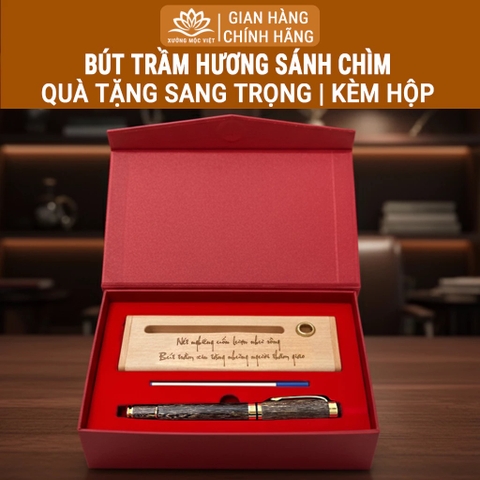 Bút Trầm Hương Cao Cấp - Món Quà Ý Nghĩa - Sang Trọng