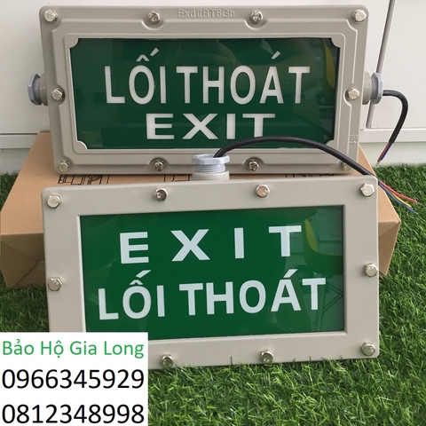 đèn exit thoát hiểm chống cháy nổ