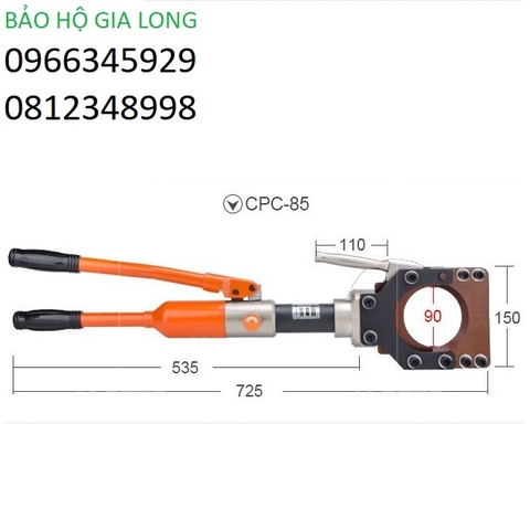 Kìm cắt cáp thủy lực CPC-85