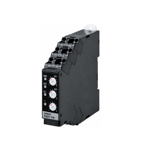 K8DT-VW3CA OMRON Rơ-le giám sát quá áp và thấp áp một pha