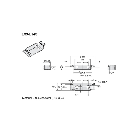 E39-L143 OMRON Giá đỡ