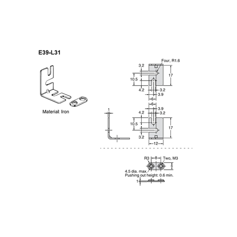 E39-L31 OMRON Giá đỡ