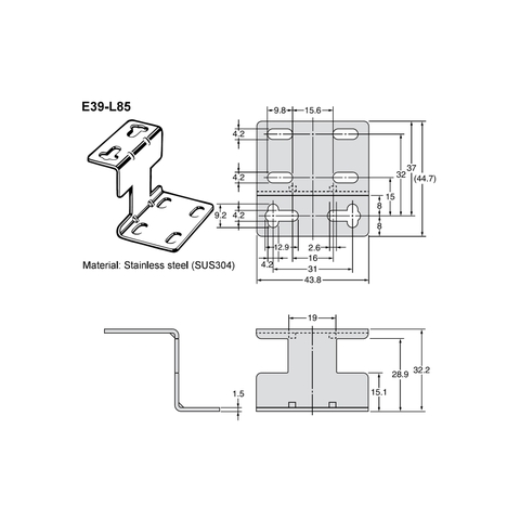 E39-L85 OMRON Giá đỡ