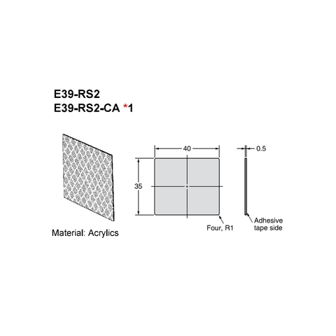 E39-RS2 OMRON Miếng phản quang loại dán