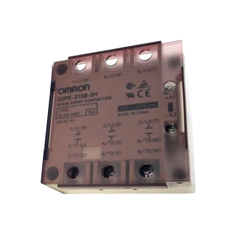 G3PE-215B-2H DC12-24 Rơ le bán dẫn OMRON 3 pha 2 cực 15A 100–240VAC