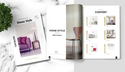 Top 10 mẫu thiết kế in Catalogue Nội thất đẹp, sang trọng tại Hà Nội