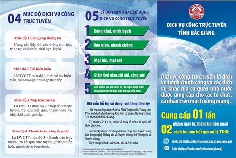 Top 10 Mẫu Thiết kế Tờ rơi tuyên truyền dịch vụ công, cải cách hành chính