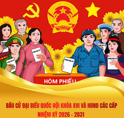 Tờ rơi, Tờ gấp, Poster Tuyên truyền Bầu cử Quốc hội, HĐND các cấp 2026
