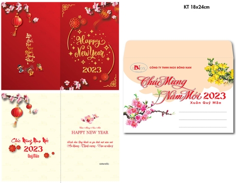 Thiết kế In Thiệp Chúc mừng Năm mới 2026 độc đáo tại Hà Nội