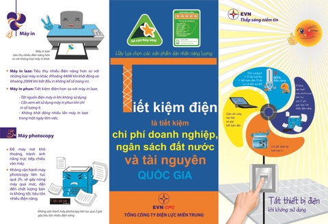 Top 10 Mẫu Tờ rơi Tuyên truyền Tiết kiệm Điện, Tiết kiệm Năng lượng