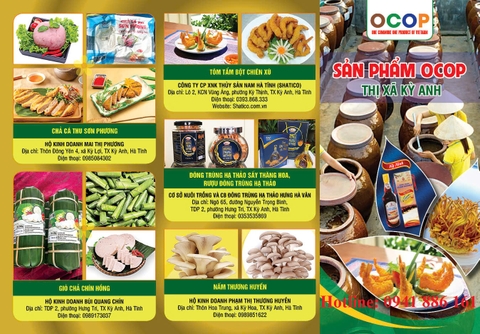 Cẩm nang, Tờ rơi Sản phẩm OCOP Xã/Phường - Công cụ quảng bá hiệu quả