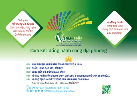 Bộ ấn phẩm tuyên truyền và quảng bá cho xã/phường năm 2026