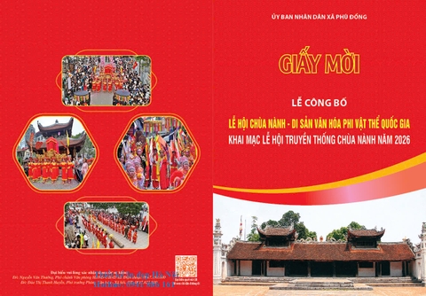 Thiết kế in Phong bì Giấy mời Lễ hội Văn hóa Du lịch đẹp tại Hà Nội