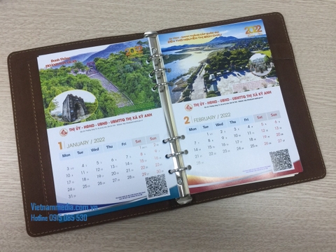 In Sổ tay Bìa da cao cấp theo yêu cầu giá tốt tại Hà Nội