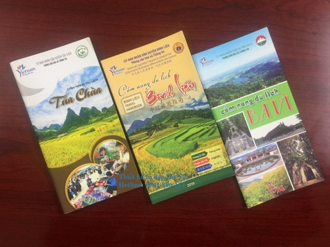 Thiết kế in Cẩm nang Tập gấp Du lịch quận, thị xã, thành phố đẹp tại Hà Nội