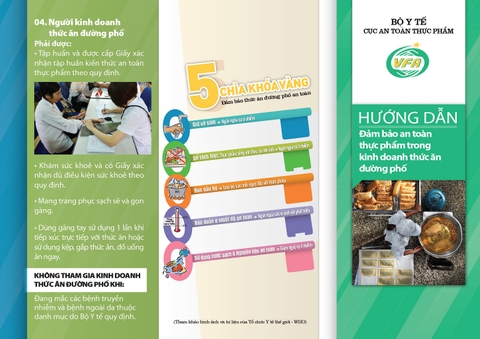 Mẫu Thiết kế Tờ rơi Áp phích Tuyên truyền An toàn Thực phẩm đẹp