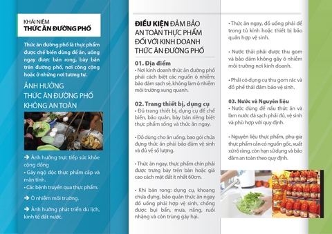 Mẫu Thiết kế Tờ rơi Áp phích Tuyên truyền An toàn Thực phẩm đẹp
