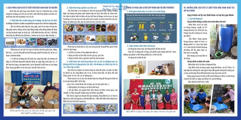 Thiết kế in Tờ rơi tuyên truyền Bảo vệ Môi trường, Phân loại rác, Biến đổi Khí hậu