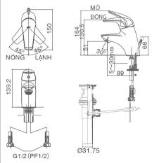 Vòi Chậu Nóng Lạnh Inax LFV-3002S