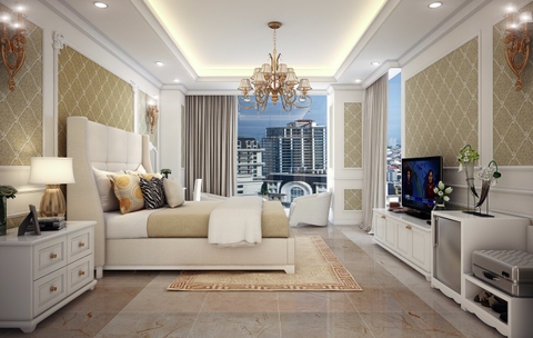 Bộ sưu tập chăn ga gối khách sạn cho đủ loại phòng