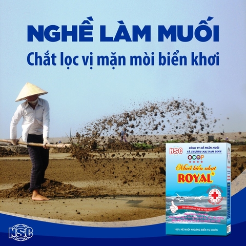 NGHỀ LÀM MUỐI CHẮT LỌC VỊ MẶN MÒI BIỂN KHƠI