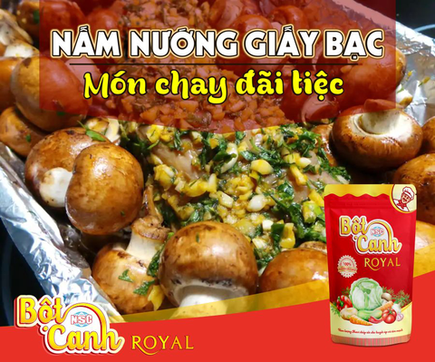 Nấm nướng giấy bạc