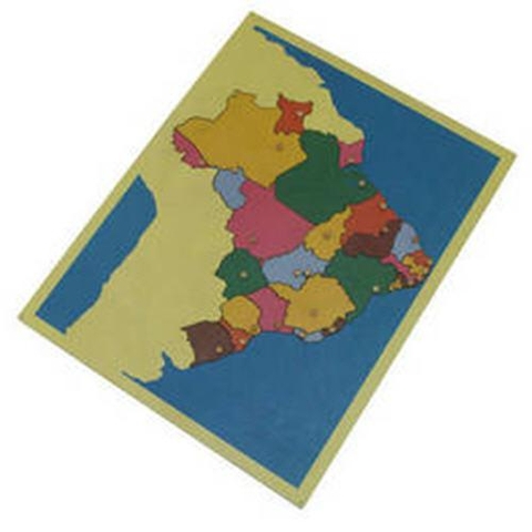 Puzzle Map Of Brazil